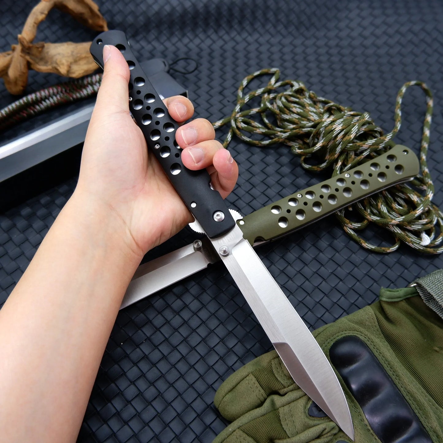 Ti Lite S35VN Tactical Folding Flipper Knife Outdoor Survival EDC