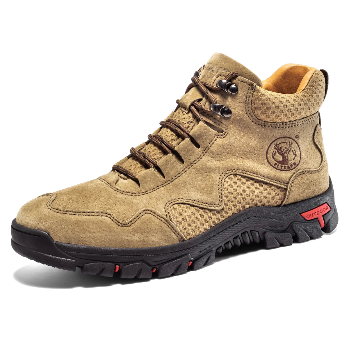 FLYLAND Men's Fashion Sneakers Chukka Boots Breathable Casual Shoes