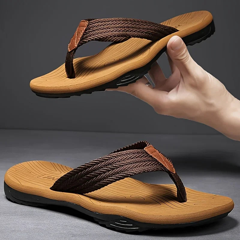 Pmoiste Men EVA Flip Flops Slip On Beach Slippers Non Slip Comfort