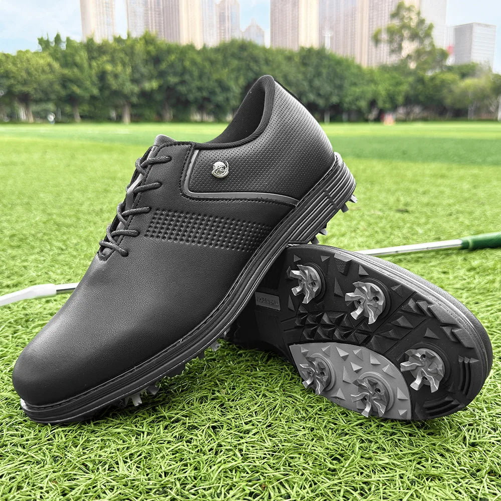YUYIN Mens Golf Shoes Breathable Anti Slip Outdoor Casual Sneakers
