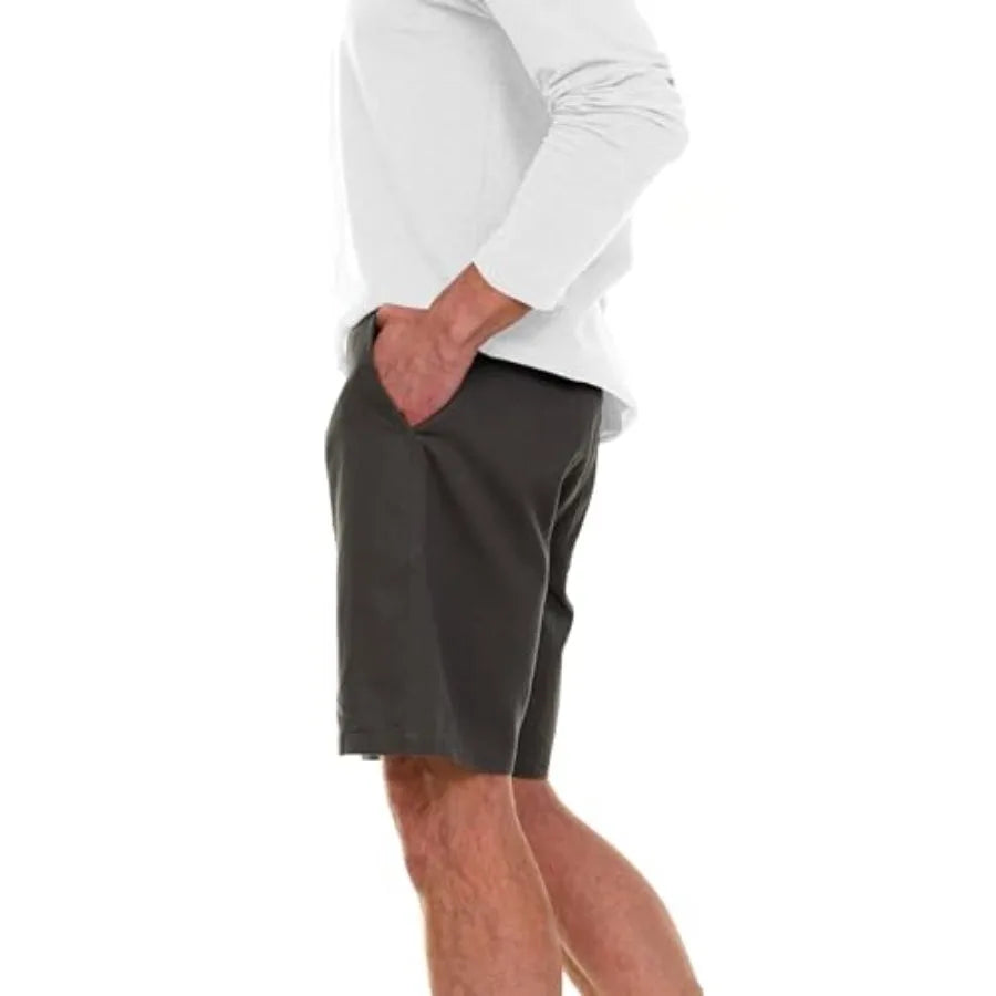 Wrangler Twill Casual Shorts With Elastic Waist For Men