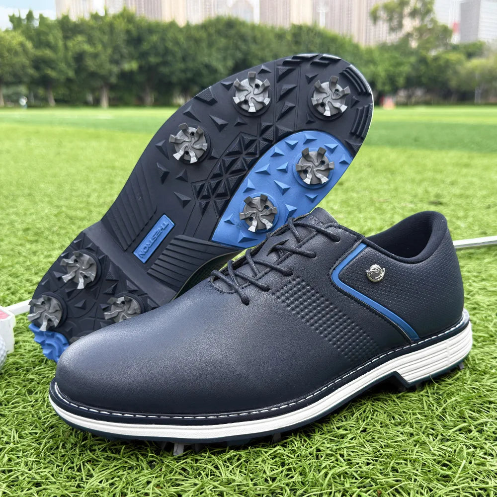 YUYIN Mens Golf Shoes Breathable Anti Slip Outdoor Casual Sneakers