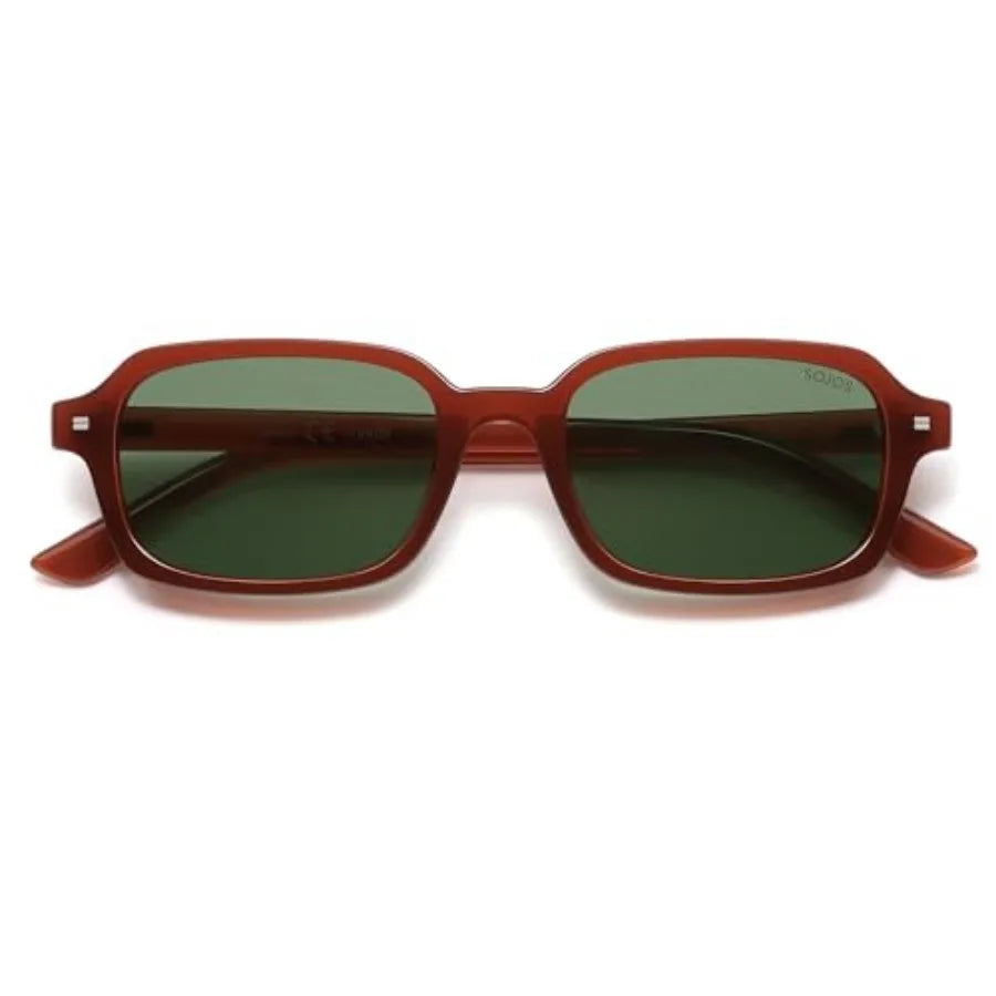 Retro Square Polarized Sunglasses With UV Protection