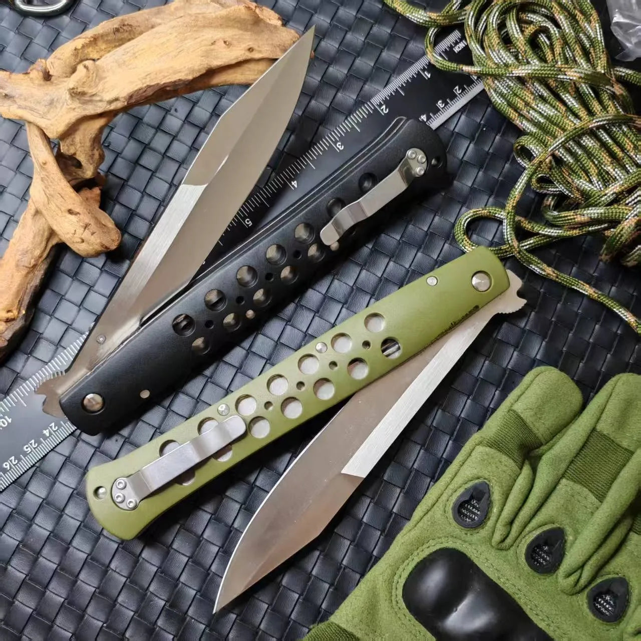 Ti Lite S35VN Tactical Folding Flipper Knife Outdoor Survival EDC