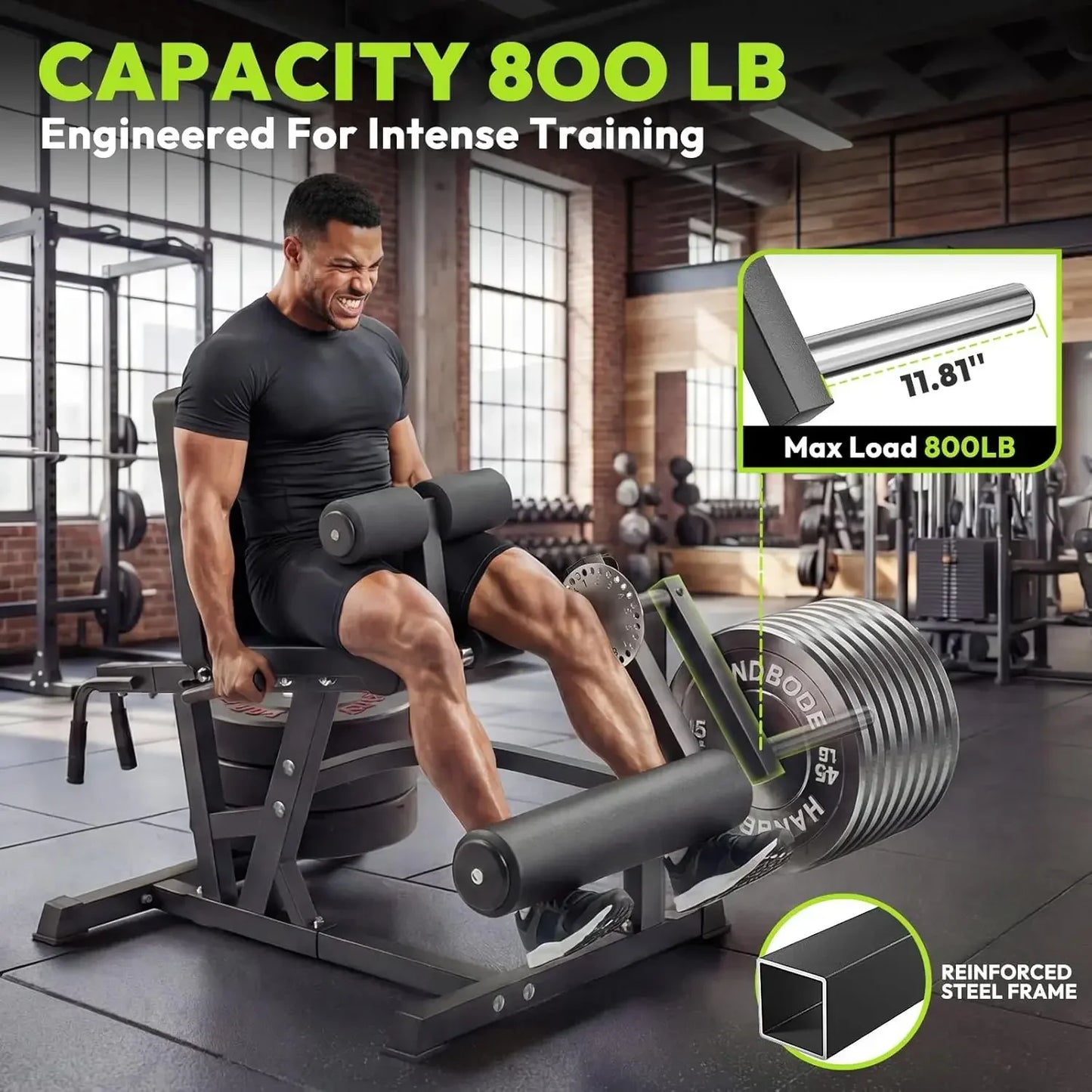 Leg Extension And Curl Machine 800 Lb For Home Gym