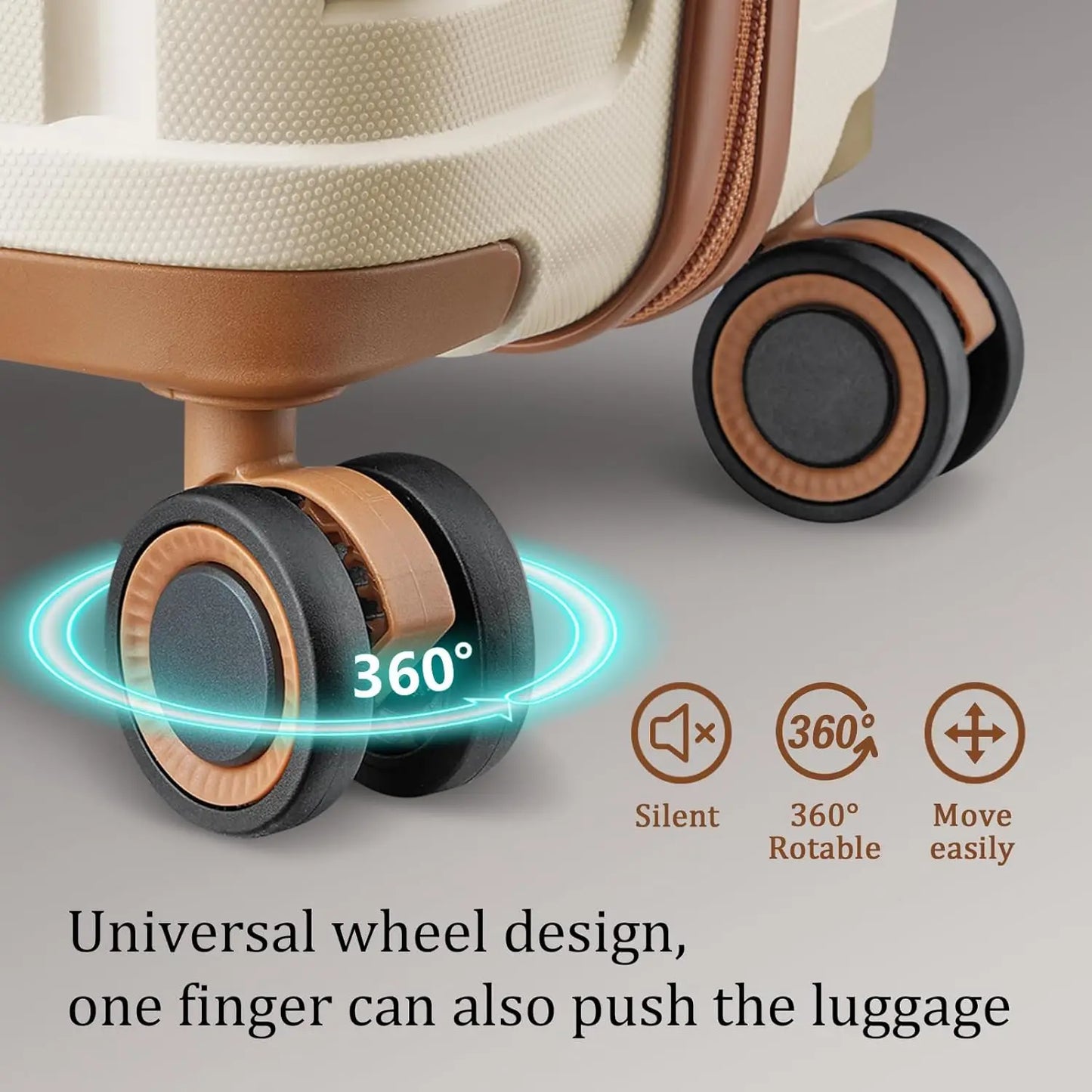Joyway Lightweight Spinner Luggage Set With TSA Lock And Backpack