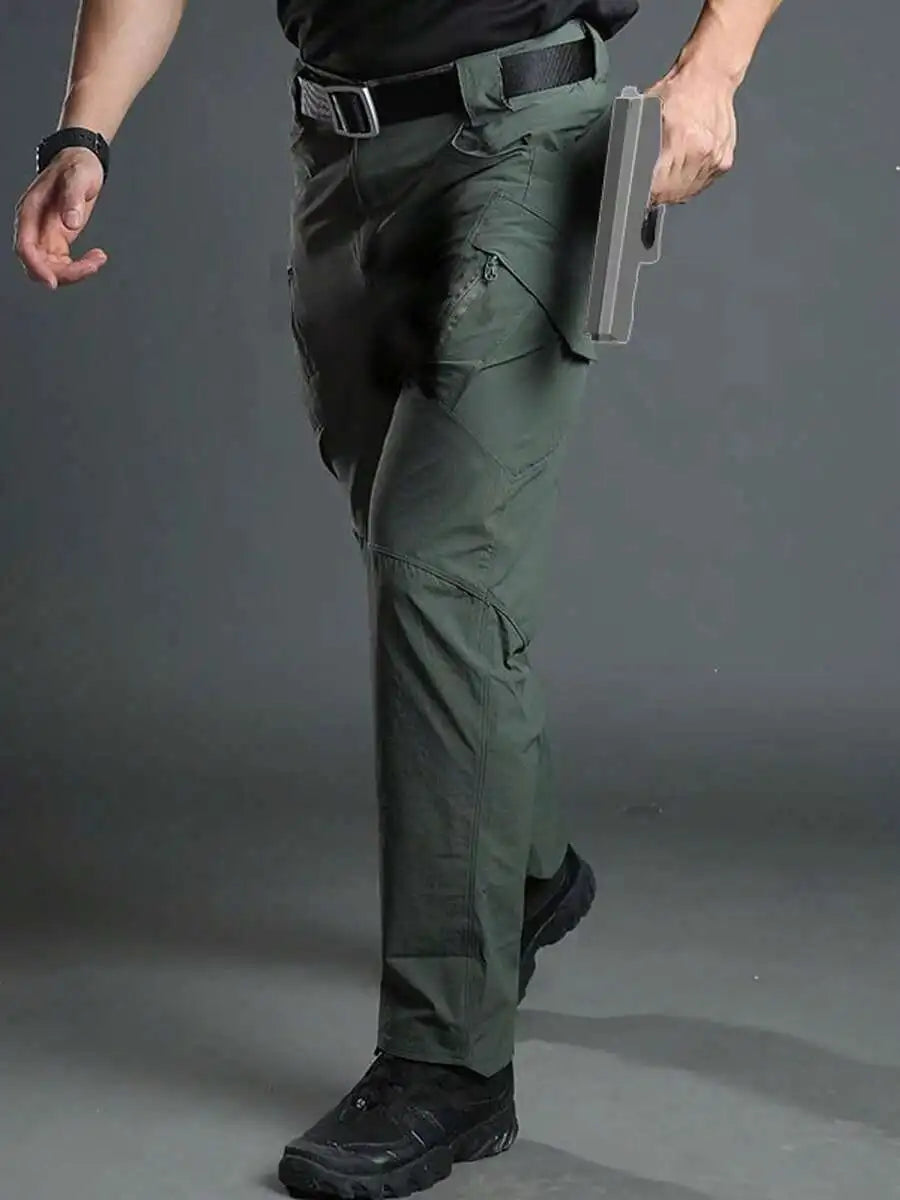 Waterproof Cargo Pants For Men Lightweight Durable Multi Pocket Outdoor Hiking Work Pants