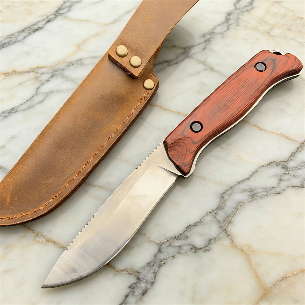 DIY Supplies Full Tang Fixed Blade Knife S30V Steel Survival