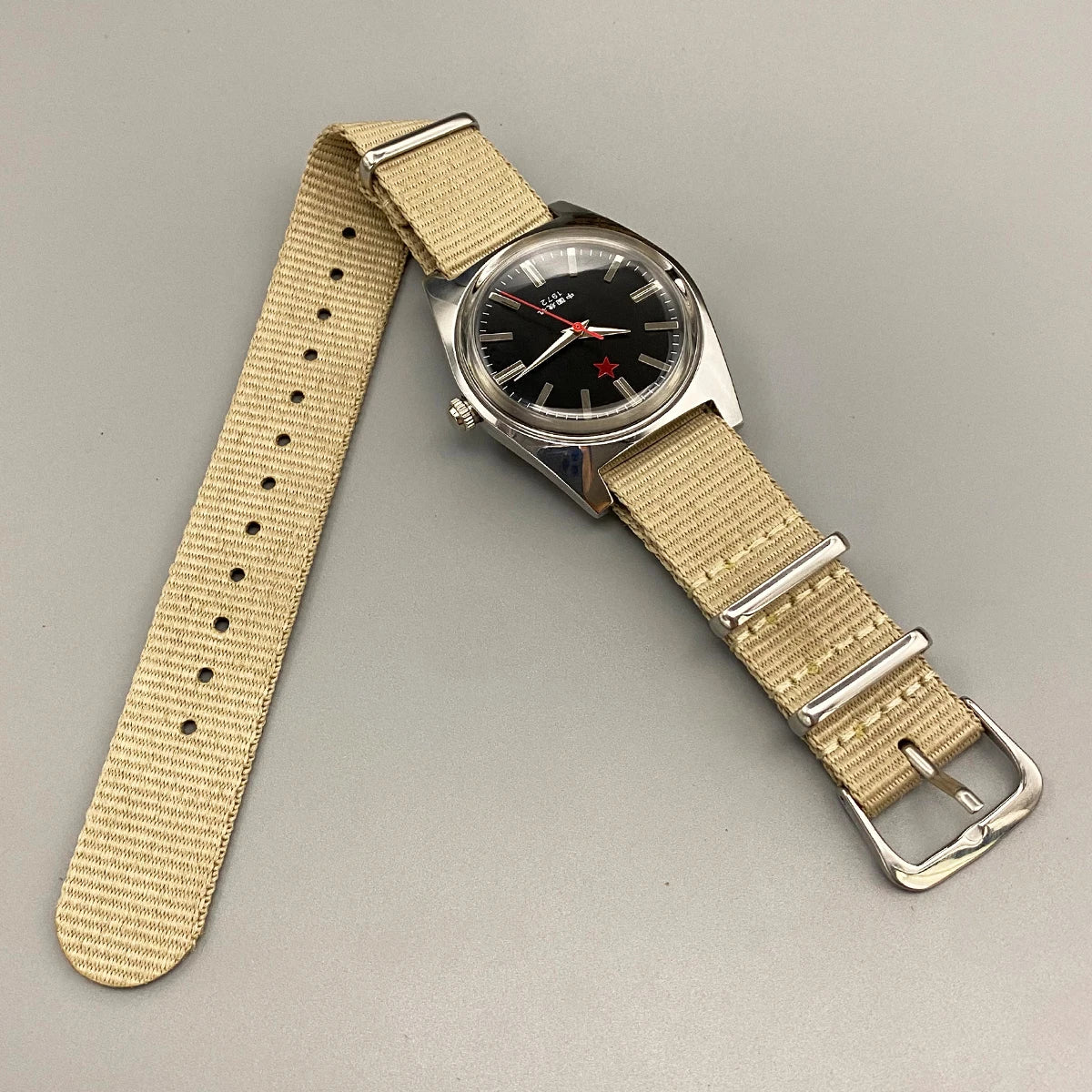 Men's Mechanical Watch Stainless Steel Case 7120 Movement Retro Dress