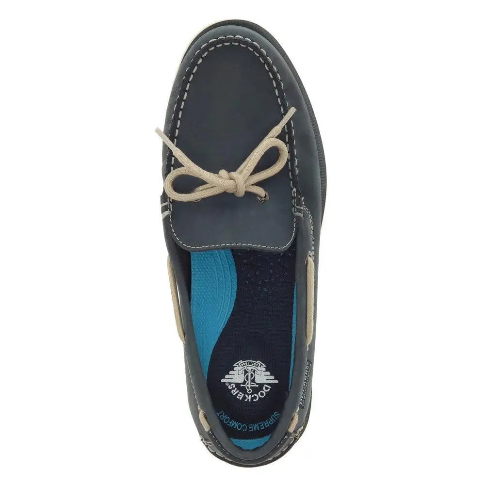 Dockers Mens Darnell Genuine Leather Boat Shoe Slip On