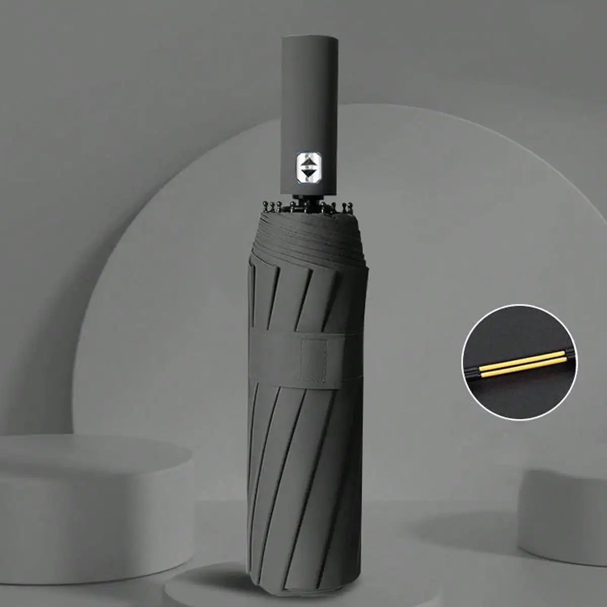 Fully Automatic Windproof 24 Rib Compact Folding Umbrella