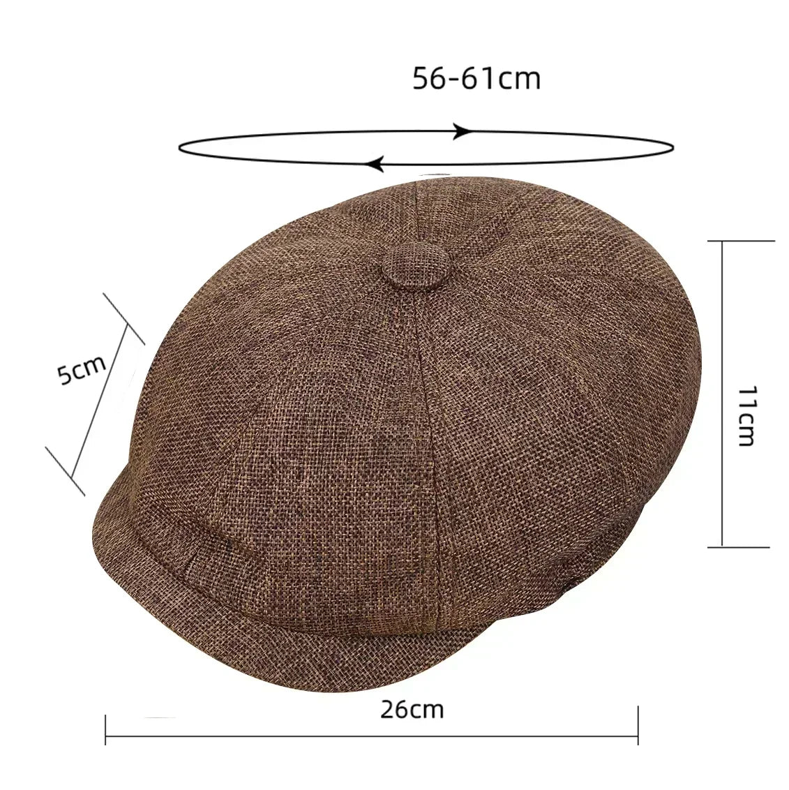 Peaky Blinders Style Beret Hat For Men And Women Winter Tweed Flat Cap