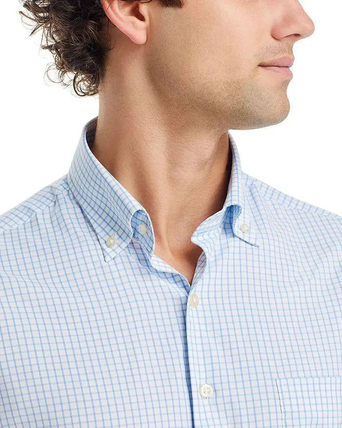 Peter Millar Hanford Performance Twill Button Down Casual Classic Shirt