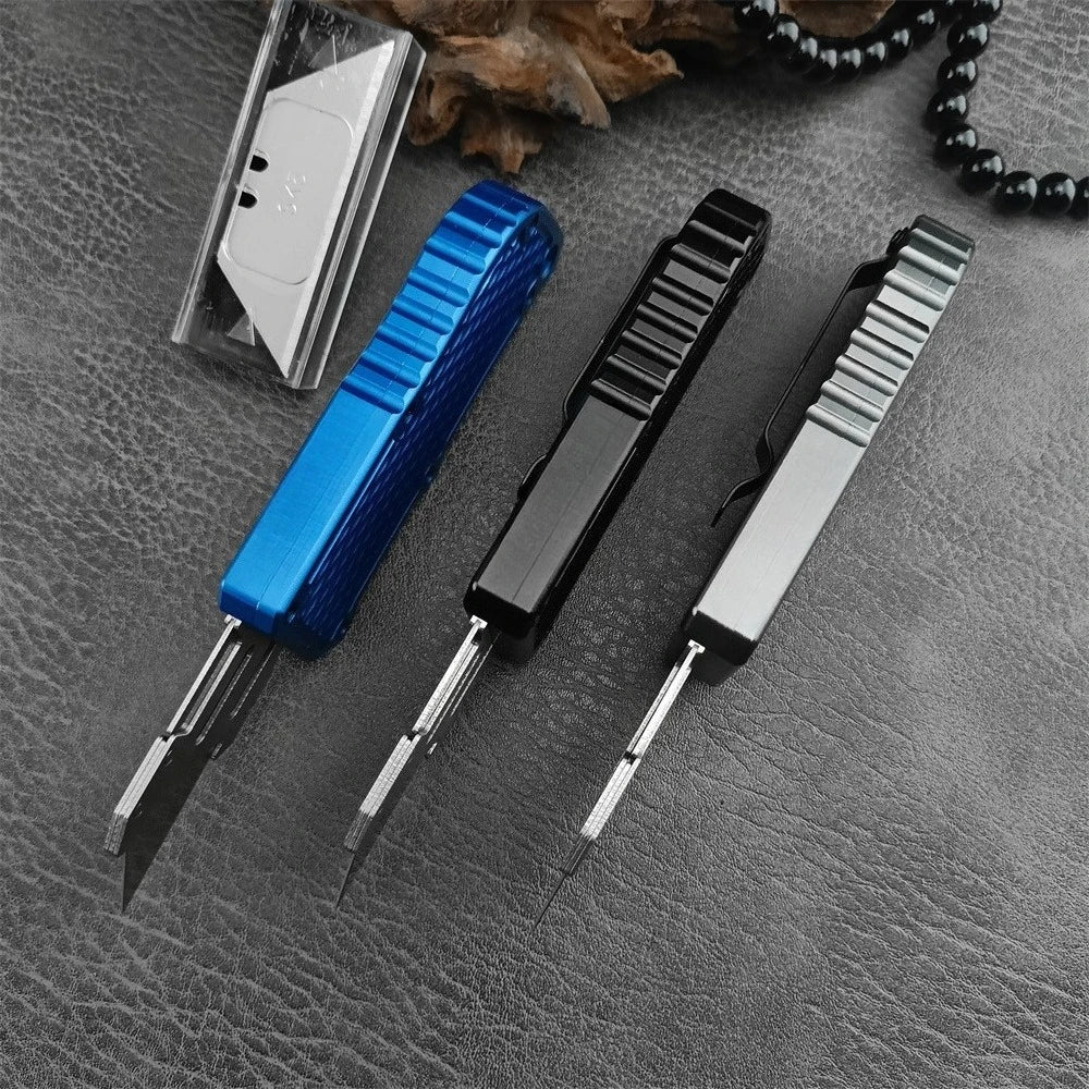 DIY Supplies Folding Knife 440C Blade Aluminum Handle Outdoor Tool