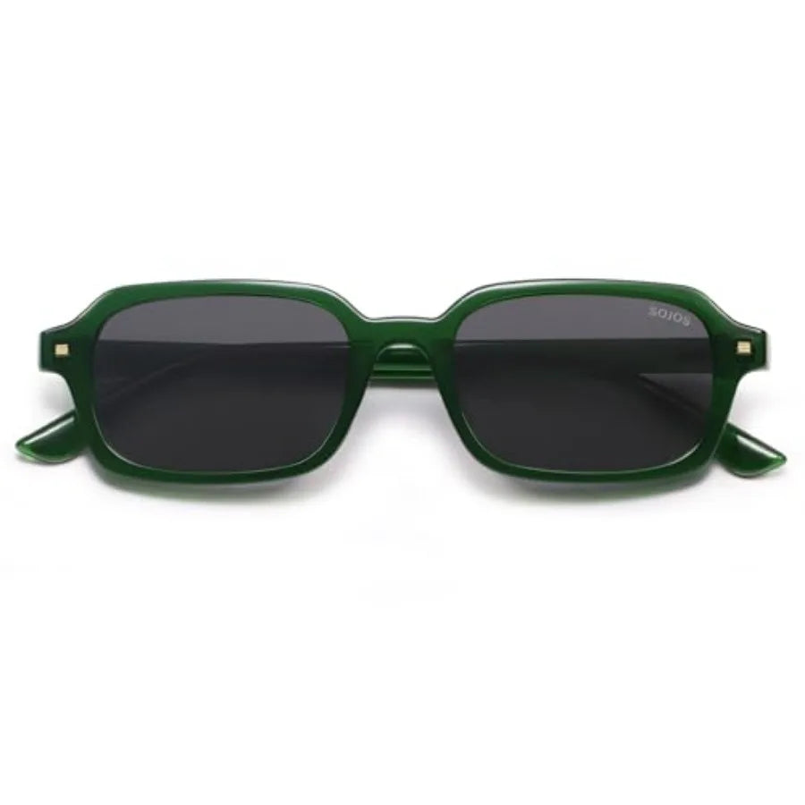Retro Square Polarized Sunglasses With UV Protection