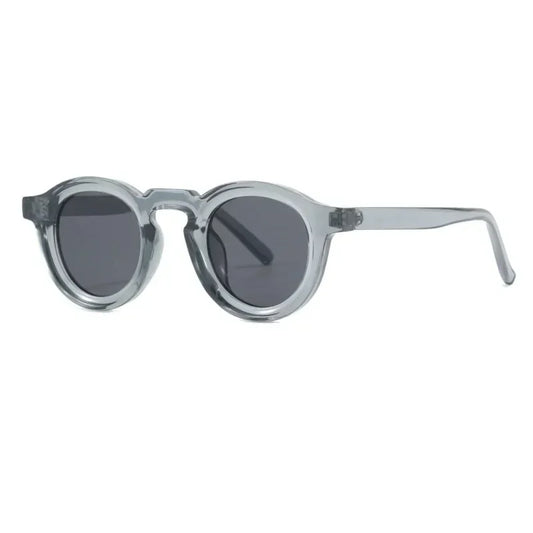 Chuban Round Sunglasses UV400 Clear Lens Women Men Punk Style