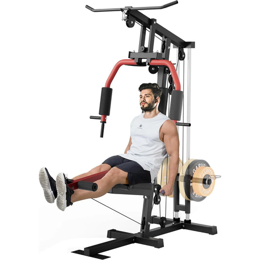 HiMISS Home Gym Machine Chest Press Lat Pulldown AllInOne