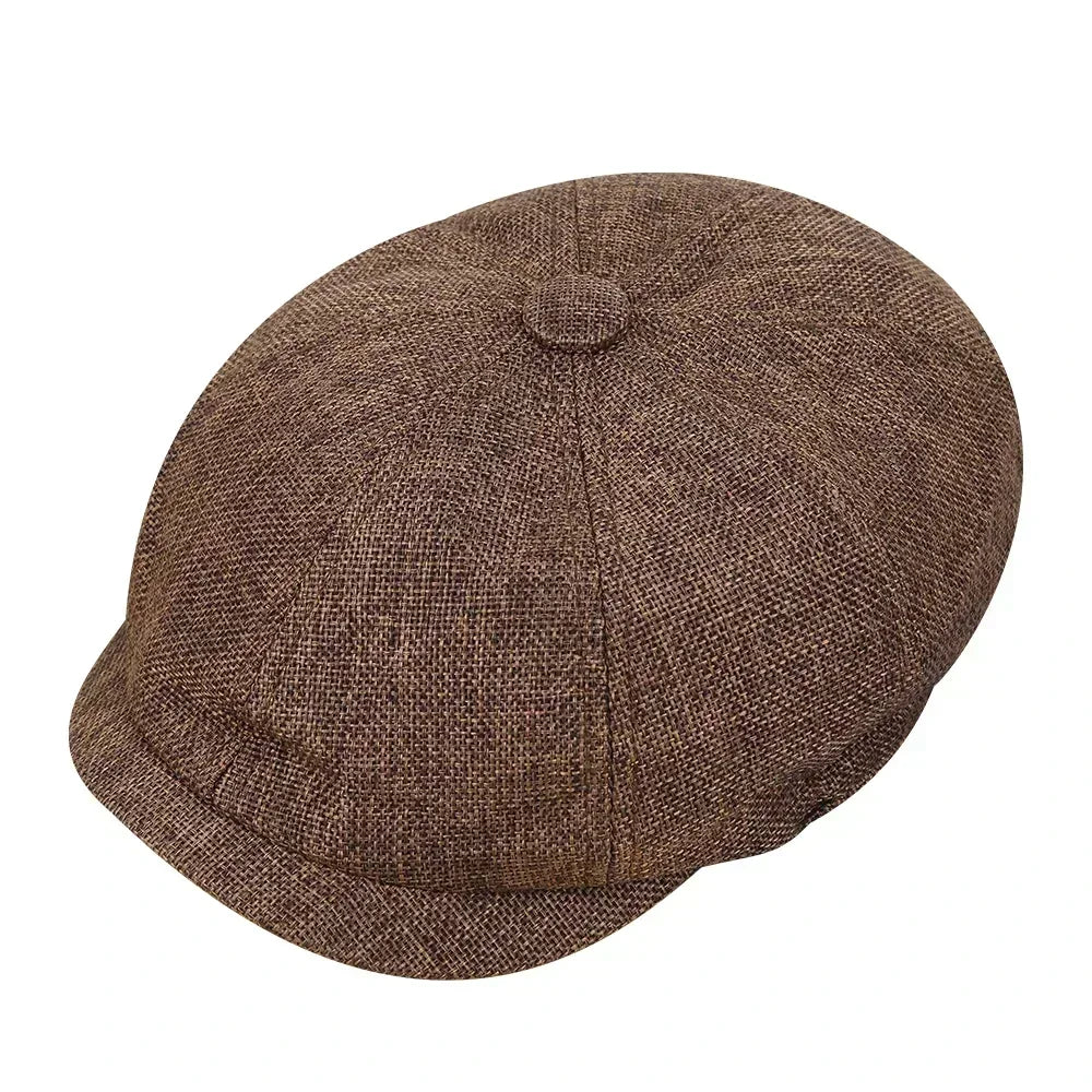 Peaky Blinders Style Beret Hat For Men And Women Winter Tweed Flat Cap