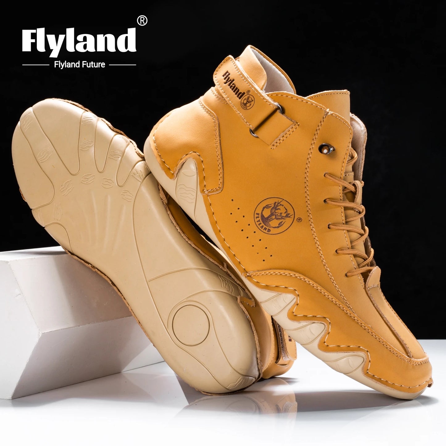Flyland Men's Vintage Chukka Dress Boot For Casual Office Wear