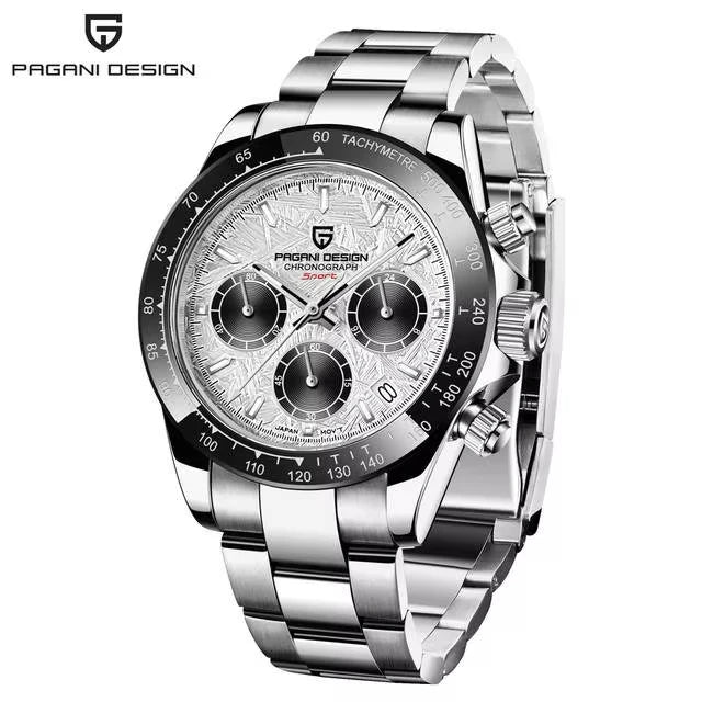 PAGANI DESIGN PD1644 Men's Quartz Chronograph Watch Sapphire Glass