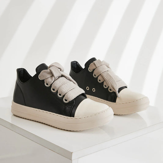 Men's Casual Lace-Up Shoes Waterproof PU Insole Rubber Outsole