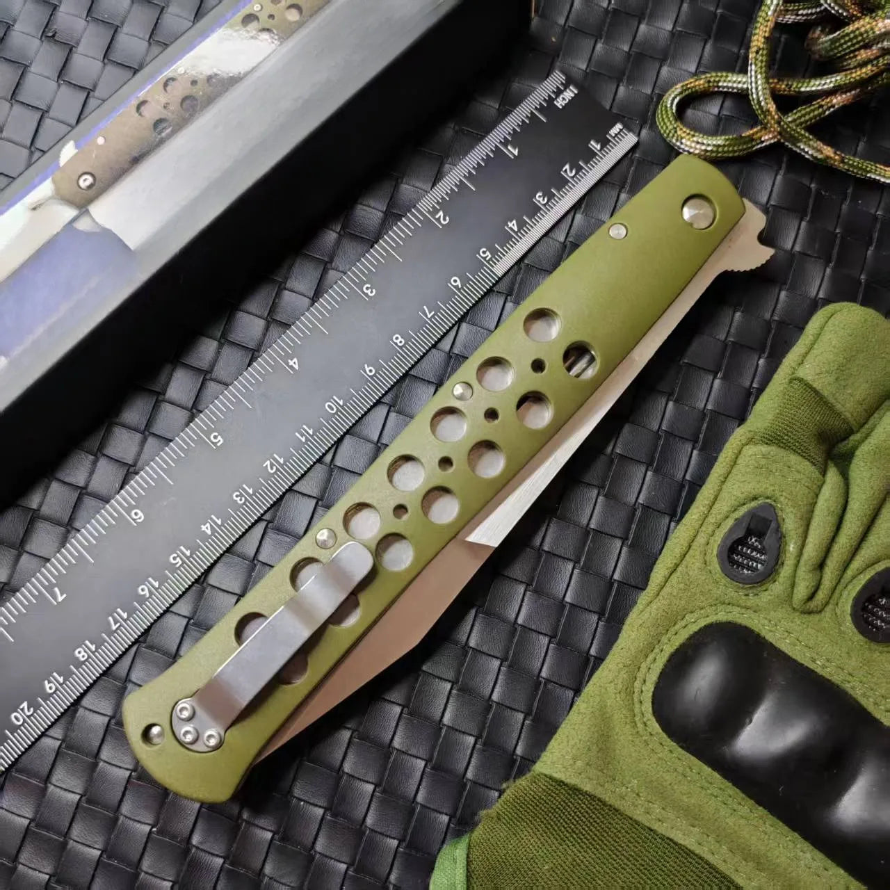 Ti Lite S35VN Tactical Folding Flipper Knife Outdoor Survival EDC