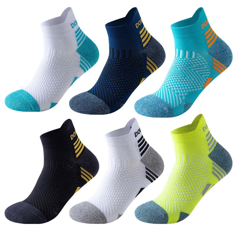 Marathon Running Socks For Men And Women Cushioned Ankle Socks