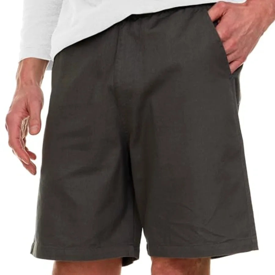 Wrangler Twill Casual Shorts With Elastic Waist For Men