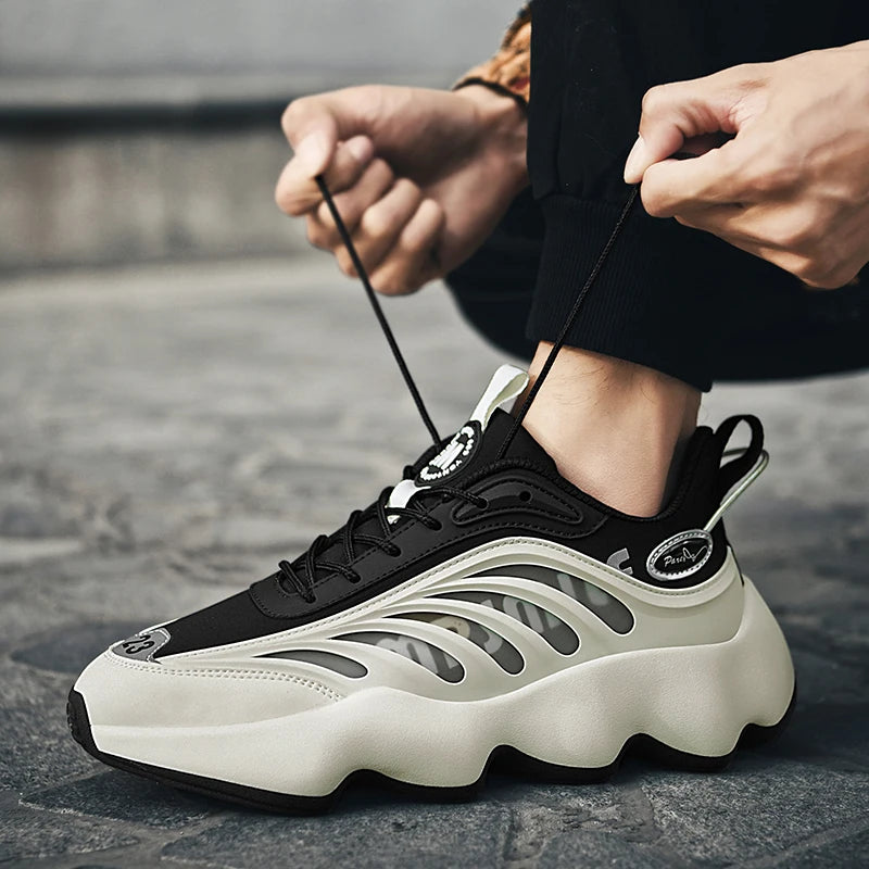 Lexsan Men's Casual Breathable Sneakers Lightweight Everyday Shoes