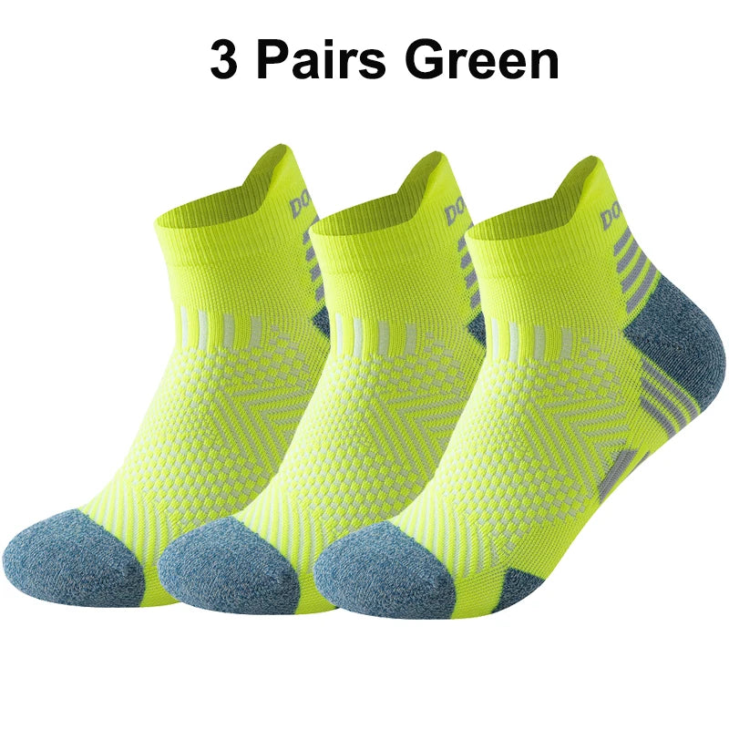 Marathon Running Socks For Men And Women Cushioned Ankle Socks