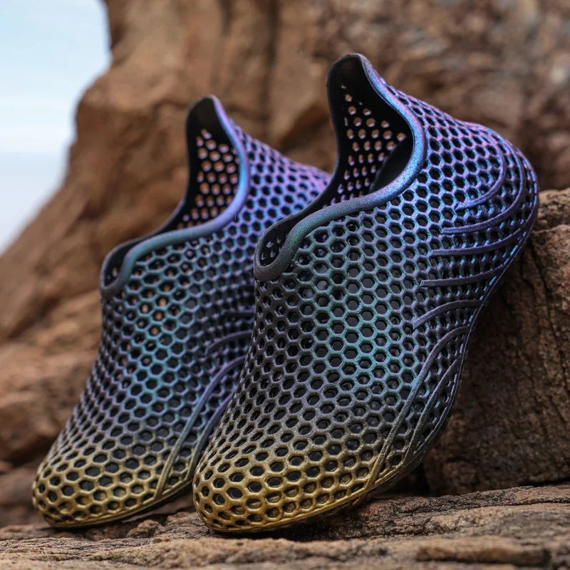 Breathable Lightweight 3D Hole Sandals For Casual Outdoor Beachwear