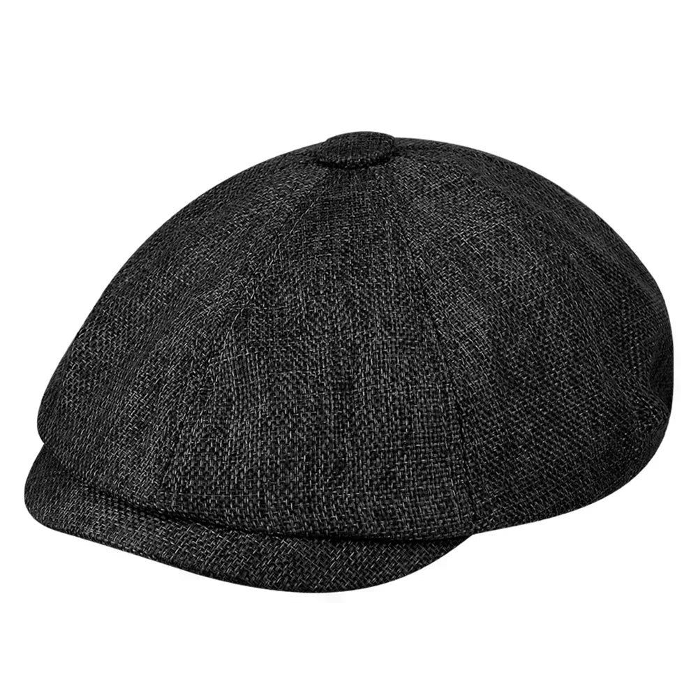Peaky Blinders Style Beret Hat For Men And Women Winter Tweed Flat Cap