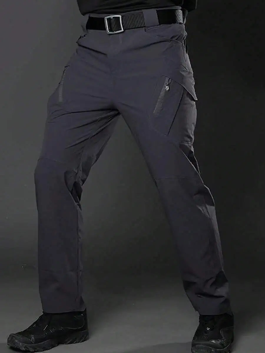Waterproof Cargo Pants For Men Lightweight Durable Multi Pocket Outdoor Hiking Work Pants
