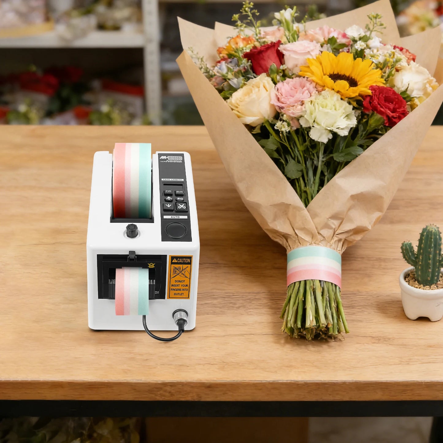 Automatic Tape Dispenser Electric Cutter For Wrapping And Packing