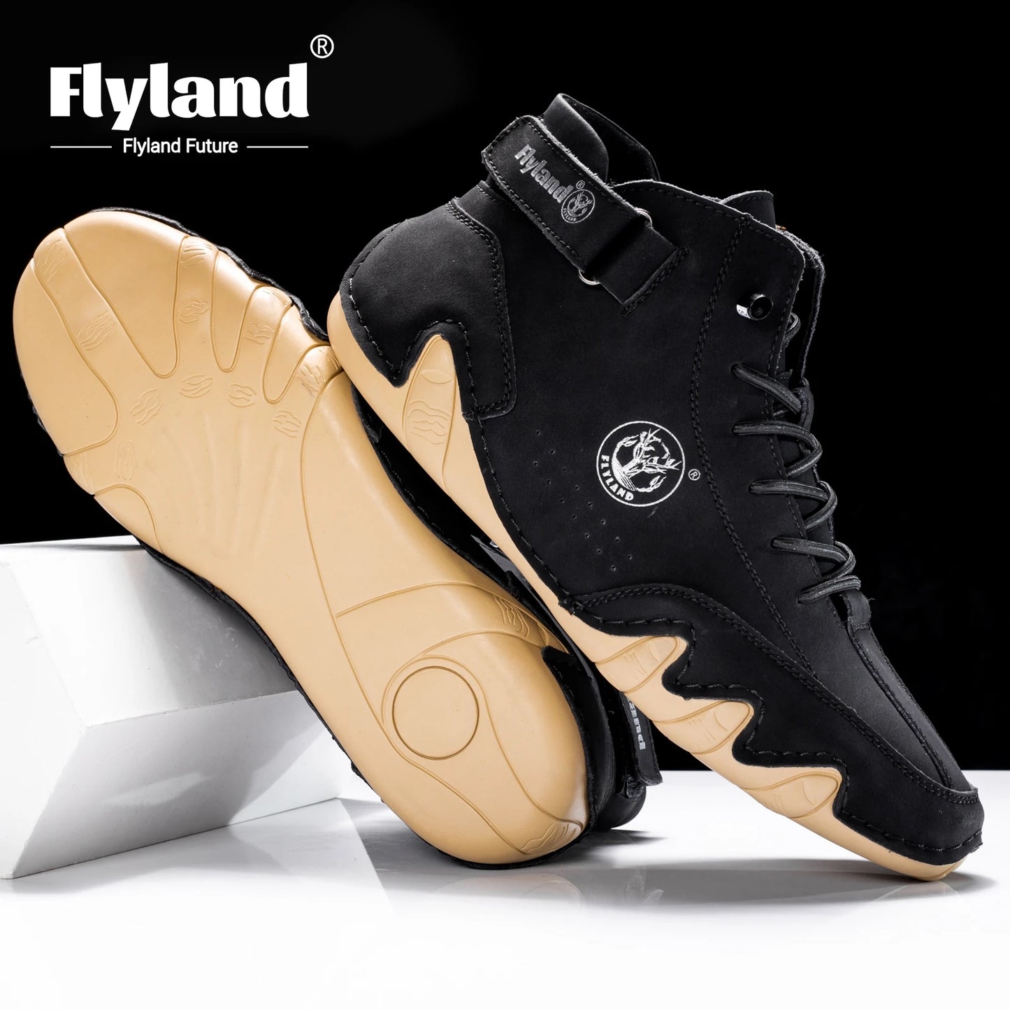Flyland Men's Vintage Chukka Dress Boot For Casual Office Wear